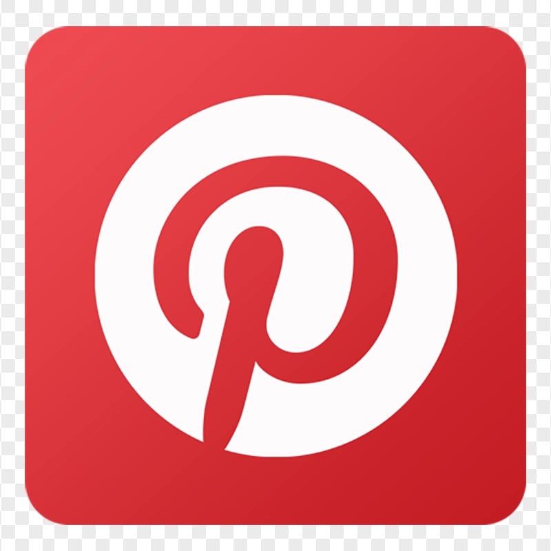 Pinterest Square Button Icon