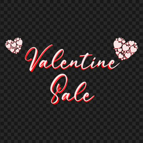 HD Valentine Sale Illustration Design PNG