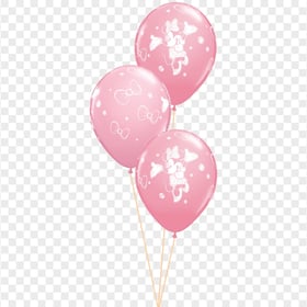 PNG Minnie Mouse Birthday Pink Balloons