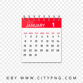 January 2023 Graphic Calendar HD PNG