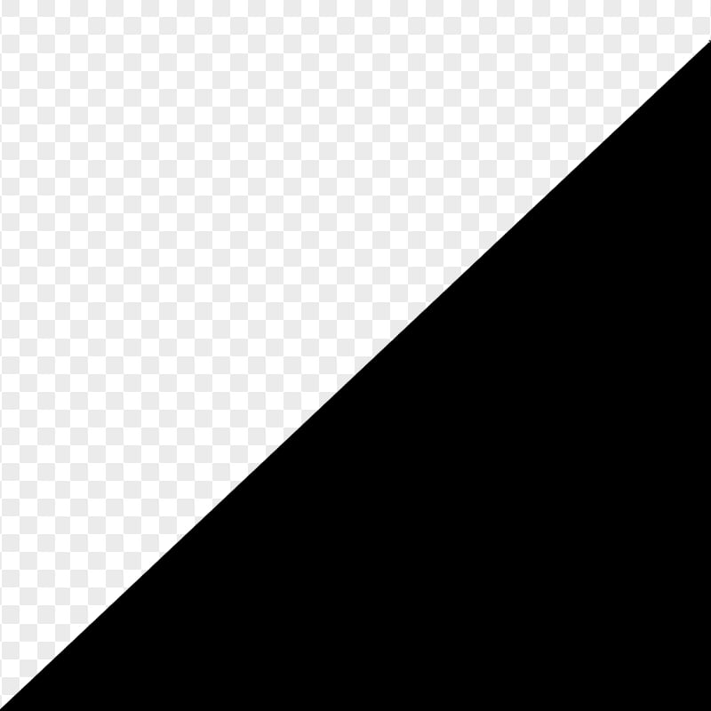HD Black Triangle Right Angle PNG