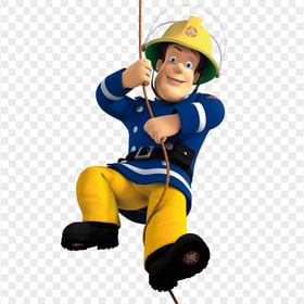 Cartoon Illustration Firefighter Fireman Character