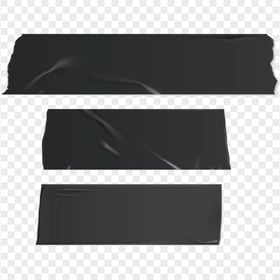 Black Tape Texture Adhesive Duct
