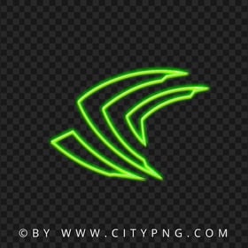 Nvidia GeForce Green Neon Logo HD PNG