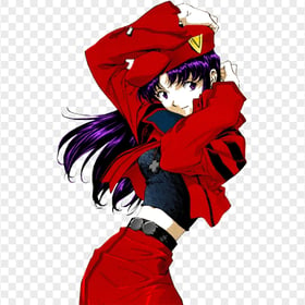 HD Katsuragi Misato Fan Art Transparent PNG