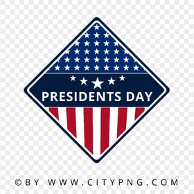 Vector Presidents Day Logo Design HD Transparent PNG