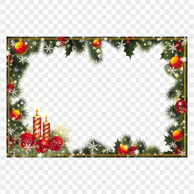 Christmas Photo Picture Frame HD PNG