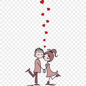 Valentine Romance Clipart Cartoon Couple In Love