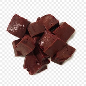 HD Fresh Raw Liver Beef Meat Pieces PNG