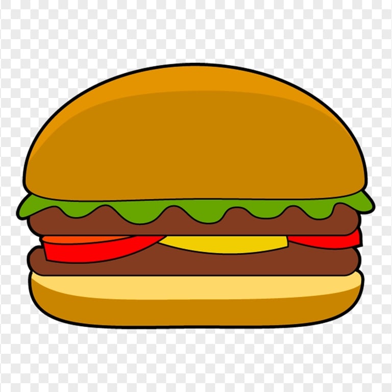 PNG Clipart Cartoon Hamburger Cheeseburger
