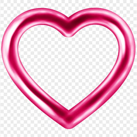 HD Pink Balloon Heart Love Valentine Day PNG
