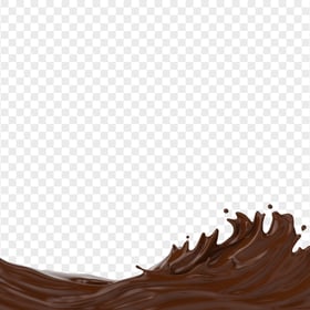 HD Realistic Chocolate Splash PNG