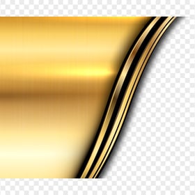 HD Gold Cover Separator Abstract Background PNG