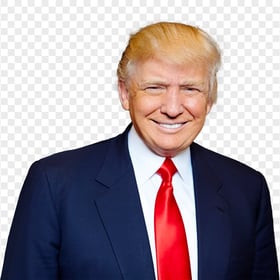 High Resolution Donald Trump Smiling Face