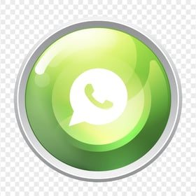 HD Whatsapp Wa Watsup Round Circle Logo Icon PNG