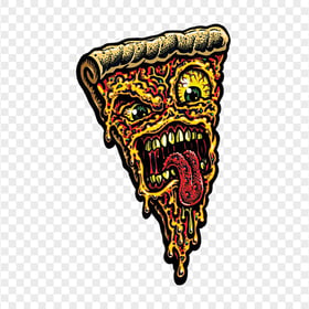 Pizza Face Skateboard Graphics By Jimbo Phillips PNG Image