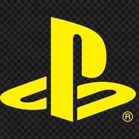 PlayStation Yellow Logo FREE PNG