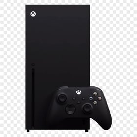 Front View Microsoft Xbox Series X With Controller