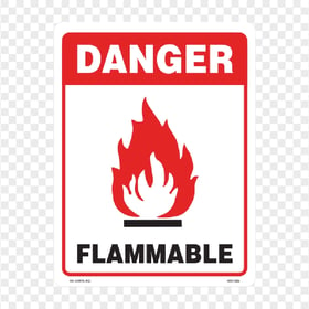Danger Flammable Sign Warning Caution Risk