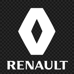 Renault White Logo Transparent Background