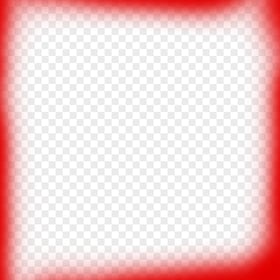 Glowing Blurry Red Square Frame PNG