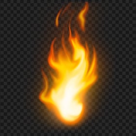 Flame Fire Without Smoke PNG