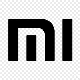 Black Mi Xiaomi Icon Logo