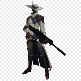 HD Valorant Cypher Agent Player Character With Weapon On Hand PNG