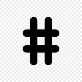 Black Hashtag # Social Media Computer Icon