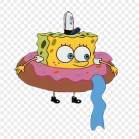 HD Spongebob Cute Character Illustration Transparent PNG