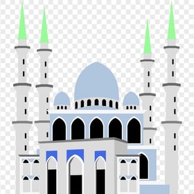 Islamic Mosque Masjid Islam Vector Illustration