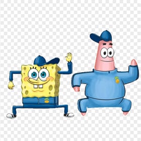 HD Spongebob And Patrick Dancing Charactrers Transparent PNG