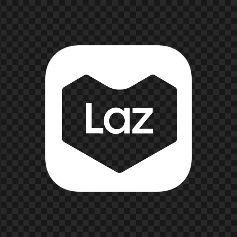 Lazada Laz Round White Outline Icon PNG Citypng