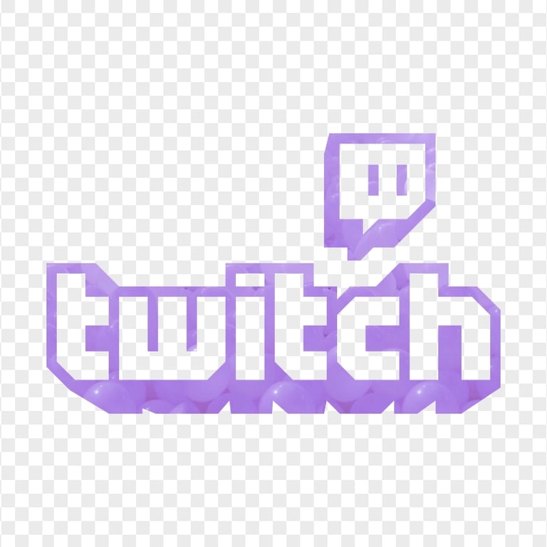 HD Purple Aesthetic Twitch Logo Transparent Background PNG