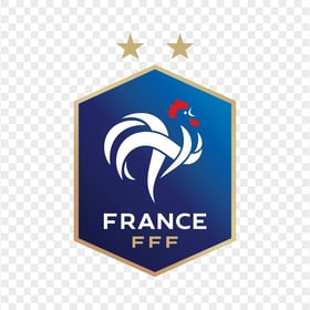 HD France FFF Football Soccer Team Logo PNG