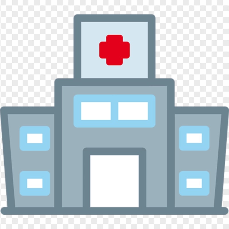 City Hospital Clinic Emergency Icon Vector