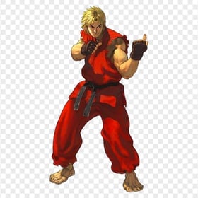 Ken Masters Street Fighter Cartoon Character PNG