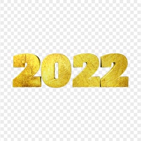 Download Golden Yellow Gold 2022 Text Logo PNG