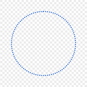 HD Dotted Blue Circle Transparent Background