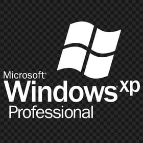 Windows Xp Professional White Logo PNG