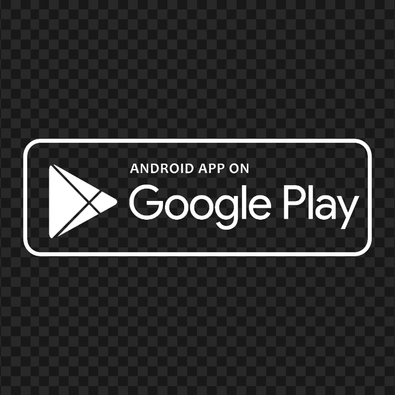 White Get It On Google Play Button