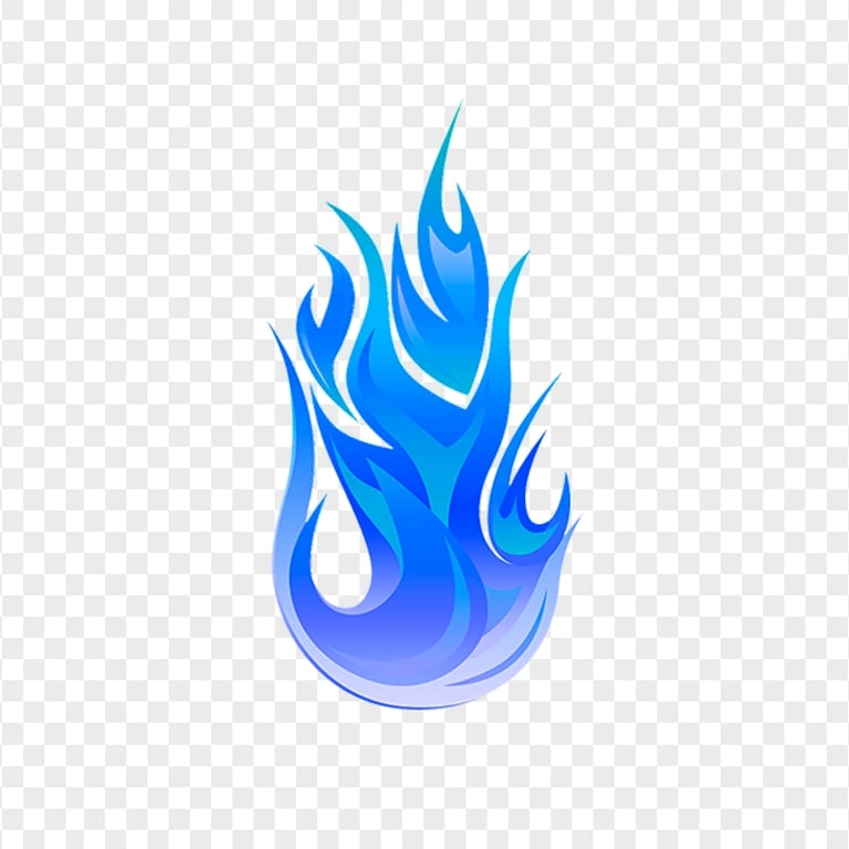 Clipart Blue Fire Flame Icon PNG Citypng