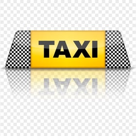 HD Taxicab Taxi Cab Logo Sign PNG