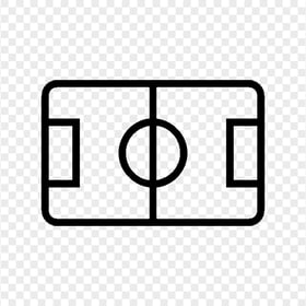 Black Pitch Stadium Outline Icon PNG IMG