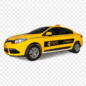 Public Transport Yellow Taxi Car Transparent PNG