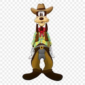Goofy Cowboy Mickey Character PNG