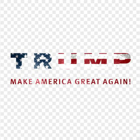 HD US Flag Make America Great Again Logo Text Trump
