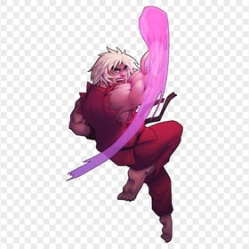 HD Ken Masters Street Fighter Cartoon Character PNG