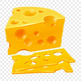 Cartoon Gouda Emmental Edam Cheese HD PNG