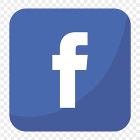 Blue Square Flat Facebook App Logo Icon